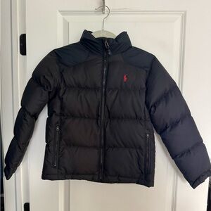 Polo by Ralph Lauren Black Puffer Jacket for Kids